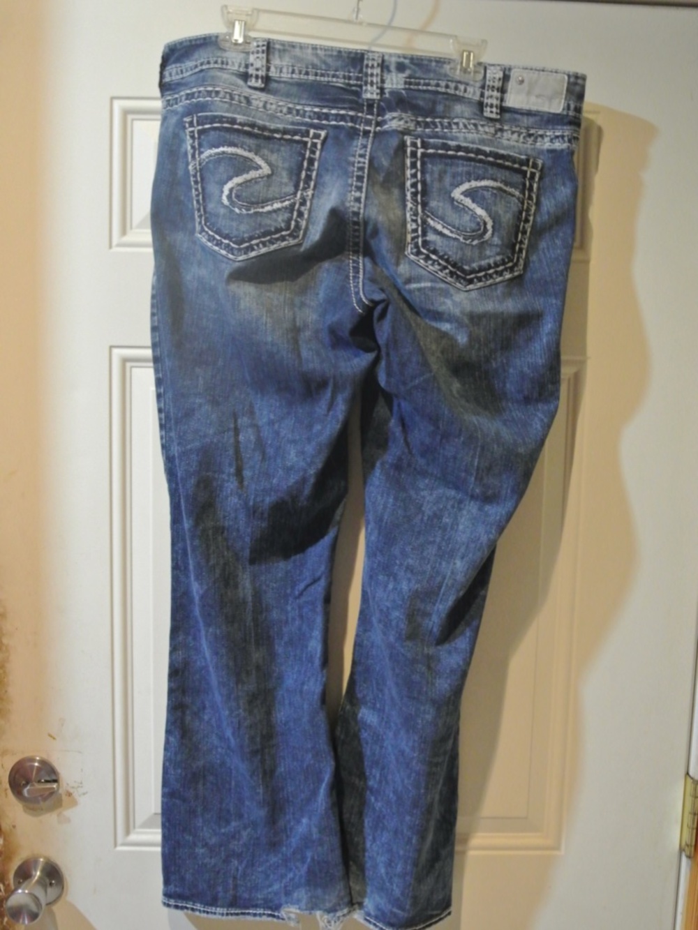WOMENS SILVER SUKI MID BOOT SIZE 18 JEANS - Picture 3 of 4